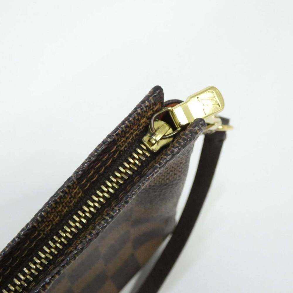LOUIS VUITTON Authentic Brown Damier Pouch - Picture 4 of 6